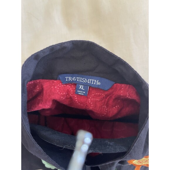 travelsmith Vintage Floral Embroidered Cotton jacket XL - Picture 2 of 10